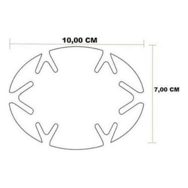 Imagem de Adesivo Protetor Maçaneta Porta Carro - 4 Und - SPTS