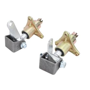 Imagem de lyrlody Junta de Direção Eixo de 6 Polegadas Rolamento de Rodas do Fuso Direção Caule de Alta Dureza Liga de Aço Com Rolamentos Usinados de Precisão para Pneus de 6 Polegadas ATV Quad Go Kart