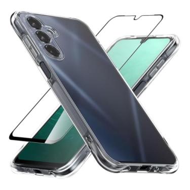 Imagem de Kit Capa Capinha + Película 3D para Samsung A16 5G | Anti-Impacto | Transparente | Proteção Total | Case Air Anti Impacto Transparente + Película De Vidro Temperado 3d Resistente