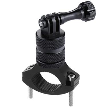 Imagem de Homeet Suporte de bicicleta para câmera de ação de alumínio com rotação de 360 graus para câmeras de ação AKASO Campark Insta360 One X2 X3 360 DJI OSMO