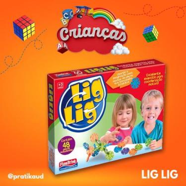 Imagem de Brinquedo Lig Lig de Montar de 48 Peças Envio Imediata - PlasBrink