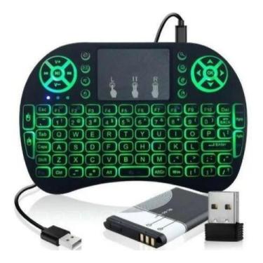 Imagem de Mini Teclado Wireless Touchpad Sem Fio Iluminado Homologação - Xtrad
