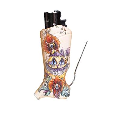 Imagem de Toker Poker® - Ferramenta múltipla para isqueiro Clipper, coleção Alice – Cockpaw, ferramenta com tudo incluído para acampamento e outros