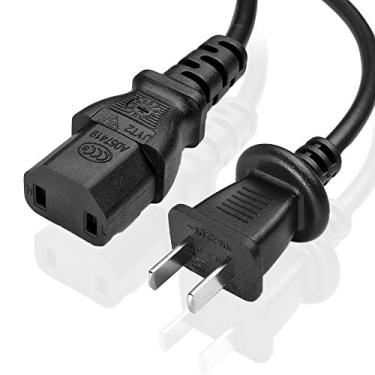 Imagem de TNP Xbox 360 Charger Power Cord (10 Feet) 2 Prong Power Suppy AC Adapter Charging Cable for Microsoft Xbox 360 Jasper, Falcon and Slim Model Power Adapter Black
