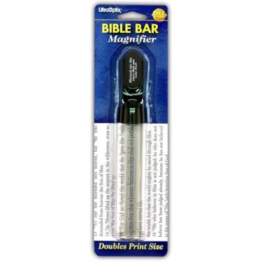 Imagem de Lupa de barra 2x com clipe de bolso – auxílio de leitura portátil para livros, idosos e baixa visão