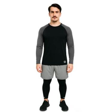 Imagem de Camisa Térmica Masculina DryFit Anti Suor Proteção UV50 - VolkOriginal