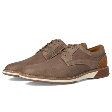Imagem de Stacy Adams Sapato Oxford masculino Phineas bico liso com cadarço, Cinzento-acastan, 47