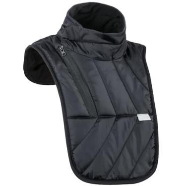 Imagem de Polaina de pescoço para motocicleta, à prova de vento e ajustável, aquecedor de pescoço de motocicleta, 7,6 cm de altura, equipamento de snowmobile mantém aquecido para atividades ao ar livre no
