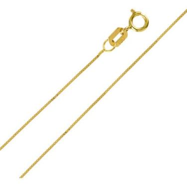 Imagem de Corrente Gargantilha Veneziana Ouro 18k 750 Feminina 50cm Amarelo