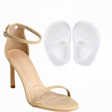 Imagem de Palmilha Gel Silicone Anatômica Apoio Pé Salto Sapato - Ferora HomeeDe