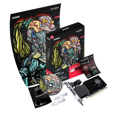 Imagem de Placa de video Gpu Amd Radeon R5 220 2Gb Ddr3 64 Bits Projeto Edge Low Profile Single Fan - Pper5Dr3Lpbr
