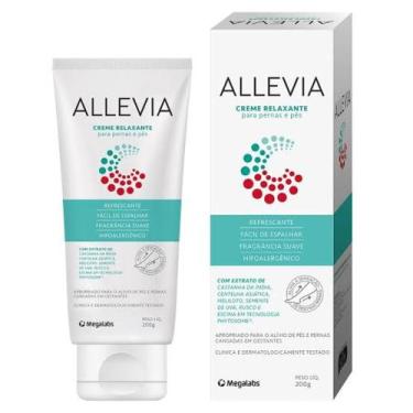 Imagem de Allevia creme relaxante pernas e pés 200g - Megalabs