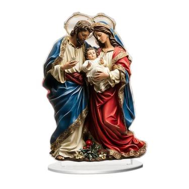 Imagem de WeiLaiKeQi Ornamento de acrílico 2D, decoração, artesanato, presentes com base, coleção de arte da praga para armário, escritório, estante, mesa, peça central, Style a