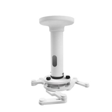 Imagem de Suporte Em Aço Forte Data Show Projetor De Teto Branco 25cm 10kg 360º 
