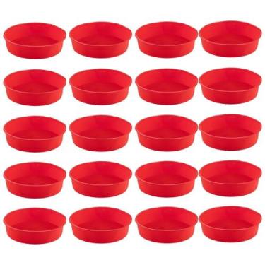 Imagem de Jogo 20 Assadeiras 24cm Antiaderente Sortida Silicone Torta - QUALITY 
