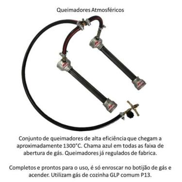 Imagem de Forja A Gás Para Cutelaria E Têmpera De Metais 1300ºc - Mellters Máqui