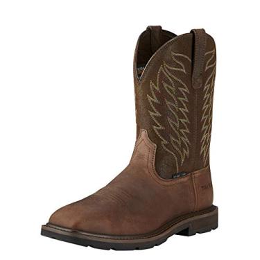 Imagem de Ariat Work Men's Groundbreaker Wide Square Toe Boot (8 D(M) US, Brown)