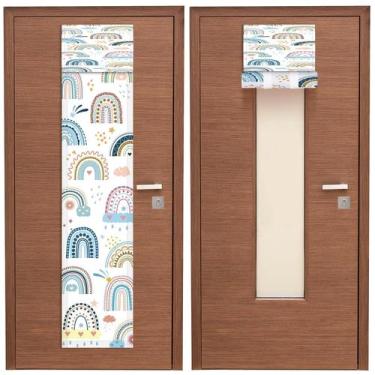 Imagem de Cortinas de cobertura de janela de porta de sala de aula Leinuosen Bla