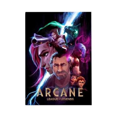 Imagem de Pôster Principal De Jinx Arcane HD À Prova d'Água Decoração De Parede 