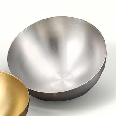 Imagem de Bowl de Aço Inoxidável 20cm Grande Capacidade, Fácil de Limpar, Ideal para Saladas e Receitas(20,prata)