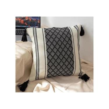 Imagem de Pacote de capas de almofada (2 unidades) Nordic Decorative Black 45x45