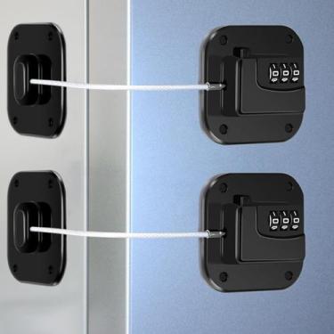 Imagem de Fechadura de geladeira de segurança infantil Gaveta do armário do refr