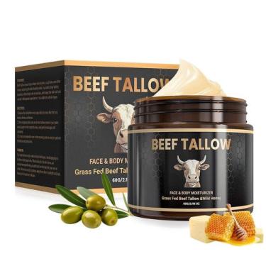 Imagem de Sebo bovino e bálsamo de mel Gheecry batido 60g