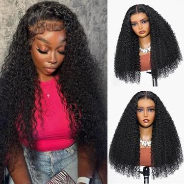 Imagem de Peruca SUPERNOVA, cabelo humano encaracolado, 66 cm, 180% de densidade