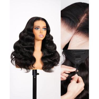 Imagem de Perucas, cabelo Megalook, 20 polegadas, onda corporal, 230% de densida