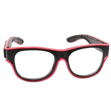 Imagem de Óculos que Brilham na Escuridão, Óculos de Sol LED, Acessórios de Iluminação para Crianças e Adultos Festivais de Dança Fantasias Casamentos Aniversários e Decoração para Piscinas