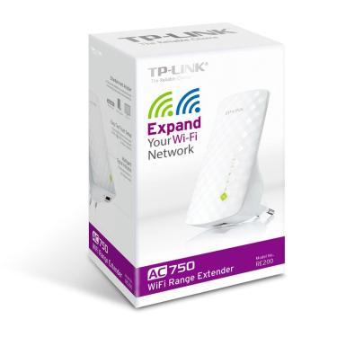 Imagem de Repetidor de Sinal Wifi AC 750Mbps Tp-Link RE200