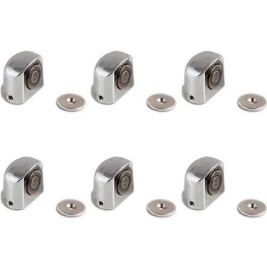 Imagem de 2X 6 Batedor Prendedor De Porta Magnético Fixadores Batedor