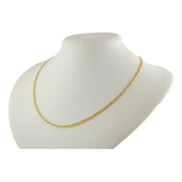 Imagem de Colar Masculino Ouro 18k 750 Grumet Duplo 3.5 70 Cm Cordão - JOIE JOIA
