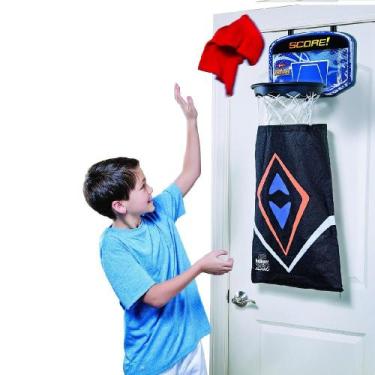 Imagem de Cesto roupa suja suspenso tabela de basquete aro arara 2 em1 - Yeet