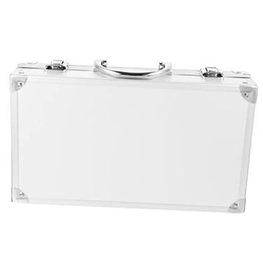 Imagem de TEHAUX Caixa de armazenamento de medicamentos portátil de liga de alumínio com capacidade, organizador portátil multifuncional para escritório em casa e viagens, estojo de primeiros socorros durável e