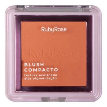 Imagem de Blush Compacto Ruby Rose BL10
