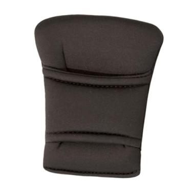 Imagem de Almencla Almofadas de alça de assento capa de arnês, capa de cinto de segurança macio portátil infantil do bebê, universal para carrinhos de criança assentos, virilha preta