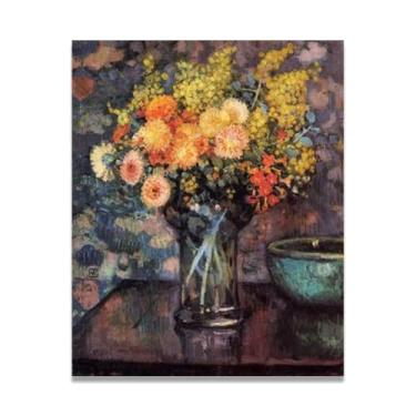 Imagem de LKXGRRSFG Garrafa de vidro transparenteThéo van Rysselberghe: Impressão em tela neoimpressionista belga chave 81,5 x 96 cm sem moldura