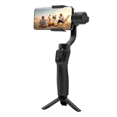 Imagem de Gimbal Estabilizador Automático para Celular, Tripé 360°, Compatível com Android e iOS 4-6.2", Preto