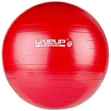 Imagem de Bola Suiça Premium, 45 cm, Vermelha, LiveUp Sports