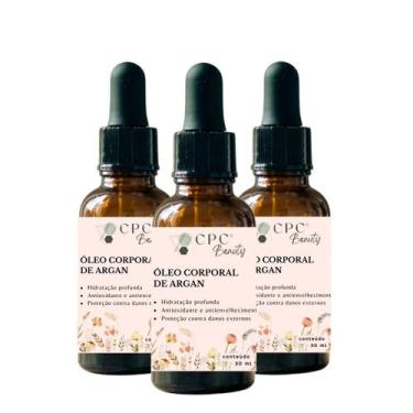 Imagem de Óleo Corporal Natural Restaurador de Argan Puro CPC Beauty - CPC Casa 
