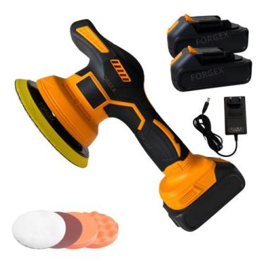 Imagem de Politriz Automotiva Roto Orbital 150mm Sem Fio 2 Baterias 21v - OIVIDA