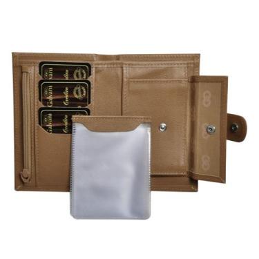 Imagem de Carteira Feminina RUPIA em Couro Galvani, Argila