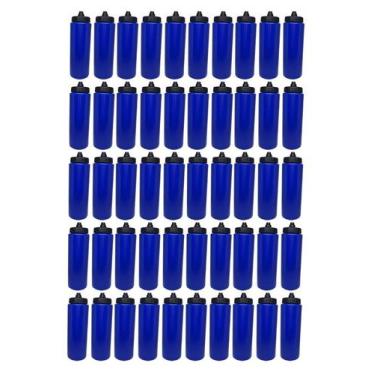 Imagem de Kit 50 Squeeze Tipo Gatorade 800ml - Sem marca, Azul