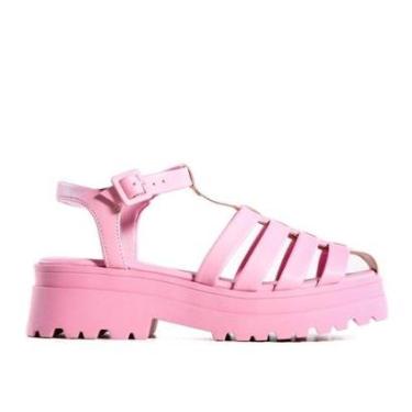 Imagem de Sandália Ramarim Fishnet Tratorada Babaloo-Feminino