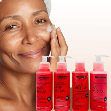 Imagem de Kit facial anti rugas 4pçs rhenuks