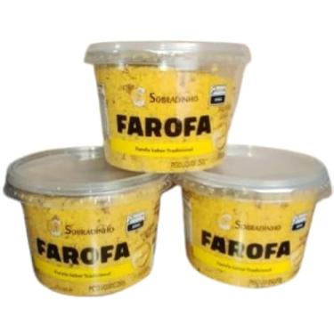 Imagem de Farofa Temperada Pronta Artesanal Caseira De Milho 750g