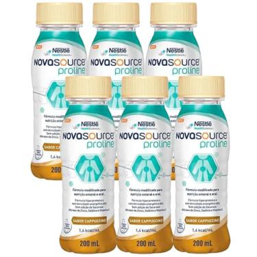 Imagem de Novasource Proline Cappuccino Nestlé 200ml - Kit com 6