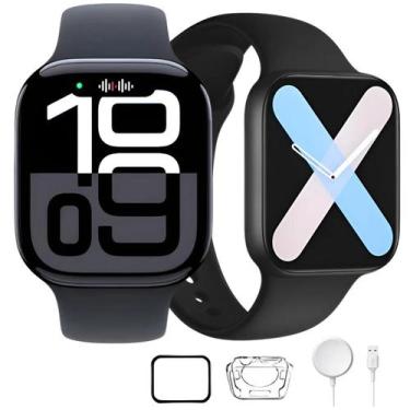 Imagem de Relógio Inteligente W10 Pro Mini Tela Amoled Moderna - Rick Imports