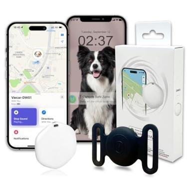 Imagem de Rastreador GPS para cães, mini rastreador GPS GPS à prova d'água IPX8 para gatos com suporte, sem taxa mensal, funciona com Apple Find My(apenas iOS), rastreadores inteligentes para cães-preto-5